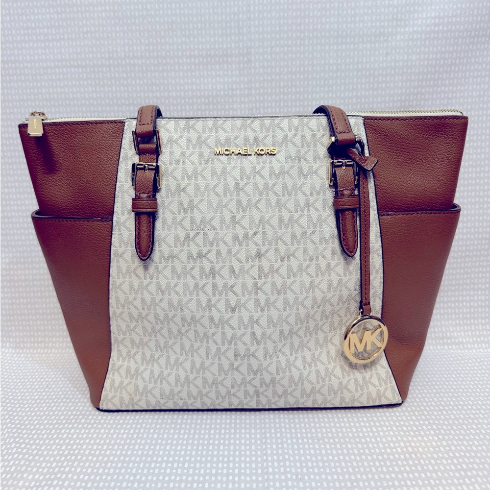 Michael Kors Leather Logo Tote